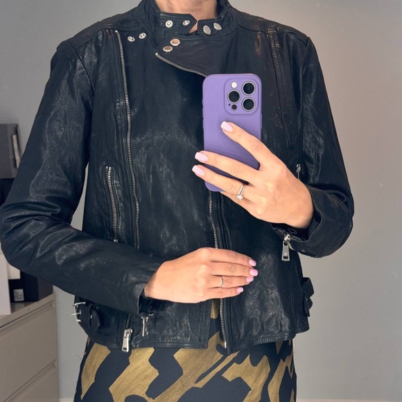 Ralph Lauren Women leather jacket - Picture 1 of 10